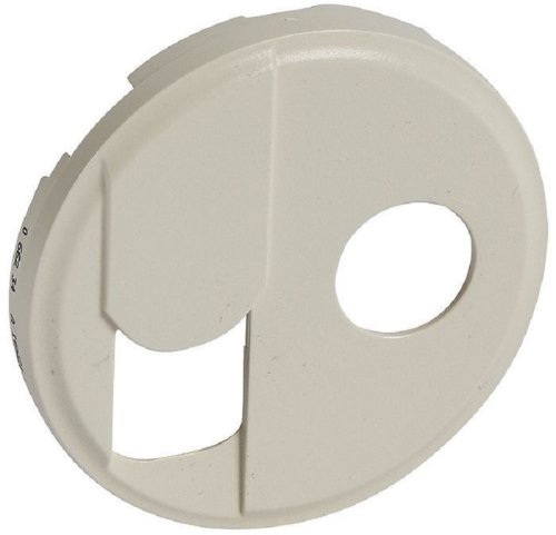 Лицевая панель Legrand Celiane для 2-м. розетки RJ45+TV слоновая кость картинка